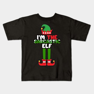 I’m the sarcastic elf Kids T-Shirt